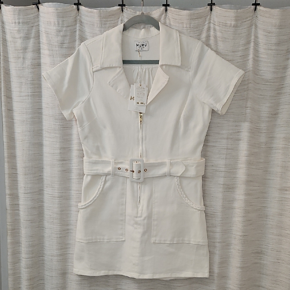 NWT Show Me Your MuMu Ivory Jumpskirt Size XL
